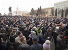 V Kemerovu tisíce lidí protestují proti postupu úad pi vyetování poáru,...