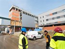 Dokon�ovan� stavba interny v nemocnici v Uhersk�m Hradi�ti.