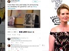 Miranda ze Sexu ve mst oznámila pes twitter kandidaturu na guvernérku