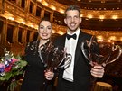 Peter Pecha a Katarína Hasprová jsou driteli Thálie v kategorii muzikál (24....