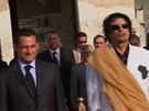 Francouzská policie zadrela Sarkozyho kvli Kaddáfímu