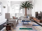 Reprezentativnímu obývacímu pokoji s nadsázkou vévodí zelená palma v kvtinái,...