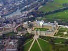 Hrad Windsor v hrabství Berkshire (25. bezna 2018)