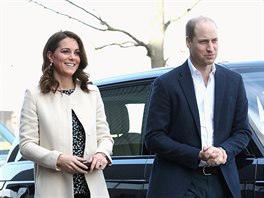 Princ William a vévodkyně Kate (Londýn, 22. března 2018).