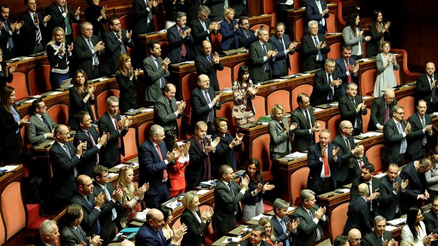 Itlie zvolila pedsedy obou komor parlamentu.  (24. bezna 2018)