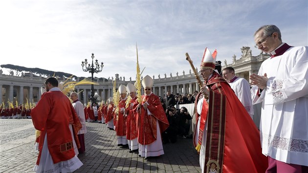 Zahájení pašijového týdne ve Vatikánu (25. března 2018)