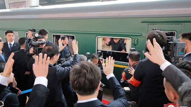 Severokorejsk vdce pijel do ny vlakem.