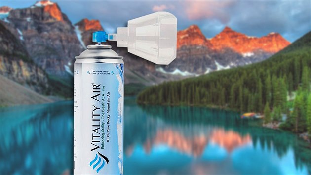 Lahve Vitality Air jsou naplnny vzduchem z kanadsk prody.