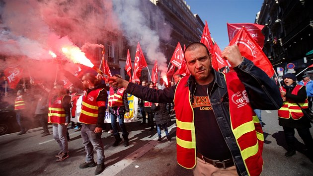 Francii ochromila generální stávka. (22. března 2018)