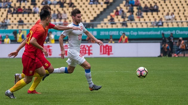 esk zlonk Michal Trvnk v utkn China Cupu.