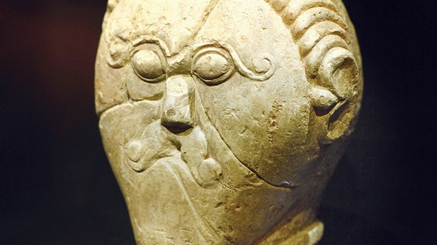 Keltská hlava z Mšeckých Žehrovic