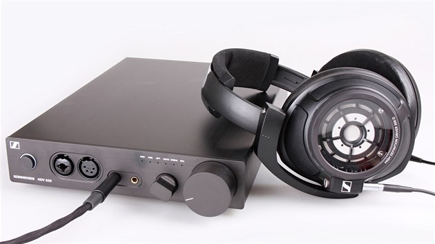 Sluchátkový zesilova Sennheiser HDV 820 a sluchátka HD 820.