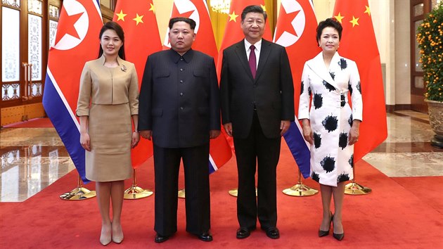 Severokorejský vůdce Kim Čong-un navštívil Čínu a setkal se s prezidentem Si Ťin-pchingem. (28. března 2018)
