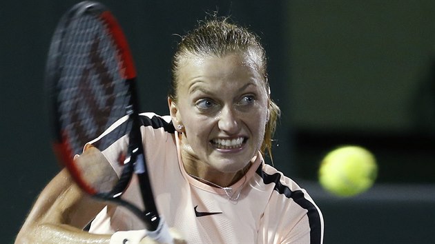 Petra Kvitov na turnaji v Miami