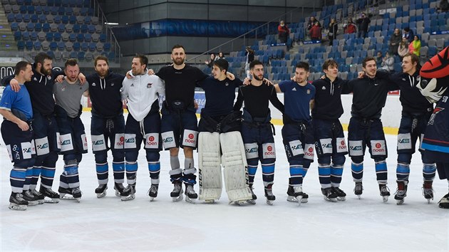 Chomutovští hokejisté se loučí s fanoušky po sezoně 2017/2018.