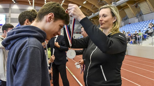 Barbora potkov pedv medaile na atletickch zvodech dt.