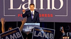Volební mítink Conora Lamba v Canonsburgu (14. bezna 2018)