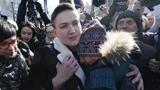 Ukrajinská politika, bývalá armádní dstojnice a nkdejí vzekyn v Rusku Nadija Savenková