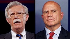 John Bolton (vlevo) a Herbert McMaster