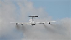 Letoun vasné výstrahy AWACS na áslavské základn
