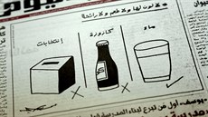 Karikatura v egyptských novinách Al Masry Al Youm íká: Nemá to ádnou barvu,...