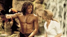 Brendan Fraser v roce 1997 ve filmu Král dungle a dnes