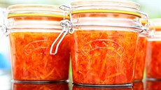 Za Fresh Blood Orange & Campari Marmalade, tedy marmeládu připravenou z...