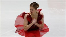 Italská Carolina Kostnerová v krátkém programu na MS v Milán�.