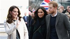 Vévodkyn Kate, Meghan Markle a princ Harry