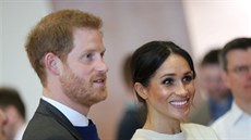 Princ Harry a Meghan Markle (Belfast, 23. bezna 2018)