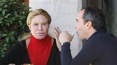 Jocelyn Wildensteinová a Lloyd Klein (Los Angeles, 7. bezna 2008)