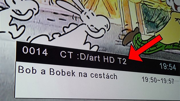 Kanál T :D/art nov naladíte v HD v DVB-T2.