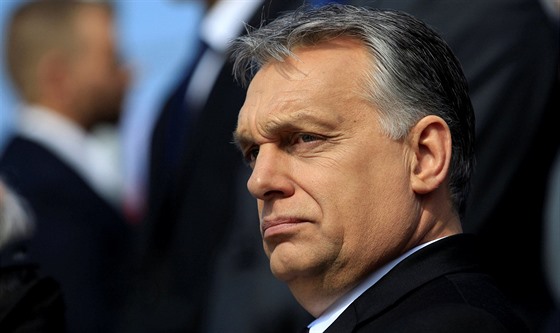 Maďarský premiér Viktor Orbán na odhalení památníku obětem letecké nehody ve...