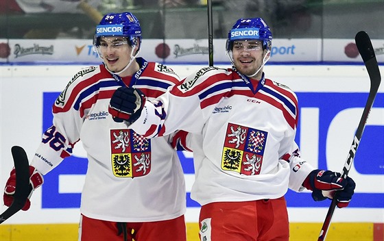 David Tomášek s Martinem Kautem v letošní sezoně bojovali za Pardubice. Teď se rvou o šanci na mistrovství světa.