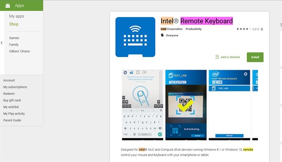 Aplikace Remote Keyboard mla bezpenostní nedostatky.