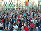Protesty v Brn proti krokm vlády R bez dvry a trestn stíhaného premiéra v...