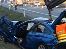 Tragická nehoda na dálnici D11 (7. dubna 2018)