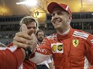 Sebastian Vettel, vítz kvalifikace na Velkou cenu Bahrajnu