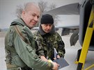 védský pilot pi zalétání eských gripen s novým softwarem