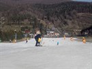Stupava nabídla jarní lyování na slováckém ledovci