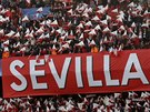 Fanouci Sevilly ped tvrtfinálovým utkáním fotbalové Ligy mistr proti...