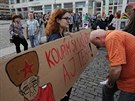 Protesty v Ústí nad Labem proti Andreji Babiovi