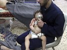 Syrské msto Dúmá, které je pod kontrolou radikál, se údajn v sobotu stalo...