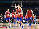 Basketbalisté Kansasu se chystají na semifinále NCAA v arén Alamodome v San...