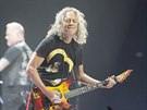 Kirk Hammett z Metalliky na koncertu z Worldwired Tour v pražské O2 areně (2....