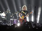 Kirk Hammett z Metalliky na koncertu z Worldwired Tour v praské O2 aren (2....