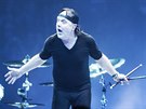 Lars Ulrich z Metalliky na koncertu z Worldwired Tour v pražské O2 areně (2....
