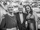 Rozálie Havelková s babikou a ddou na vánoním koncert v Lucern