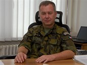 Plukovník Antonín Genser z velitelství pozemních sil