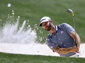 Dustin Johnson pi trninkovm kole ped Masters v August.